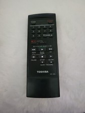 Toshiba VC-12S Vintage TV / VCR Remote Control, Black
