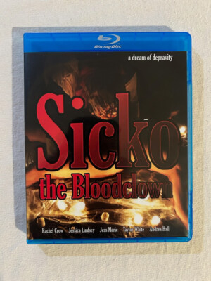 Sicko the Bloodclown (Blu-ray, 2020) *Bill Zebub* *Horror* *Hard To Find* *Rare*