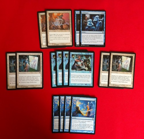 MTG Casual Blue White Slayer Control Deck Hunted Adept w/Deck Box and Sleeves - Picture 4 of 8