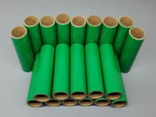 20pc Fireworks Heavy Wall Cardboard Tubes 1" x 4" x 1/8" 37mm Gloss Green