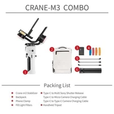 Zhiyun Crane M3 Combo Official Handheld Gimbal Stabilizer for Mirrorless Camera
