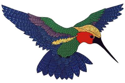 Victoria McKinney '' Wind Warrior '' Indigenous CANVAS ART First Nation Gift Bird