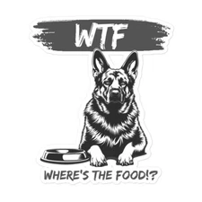 Sticker Dog Design German Shepherd Puppy Lover Vinyl Laptop Bottle Car Funny