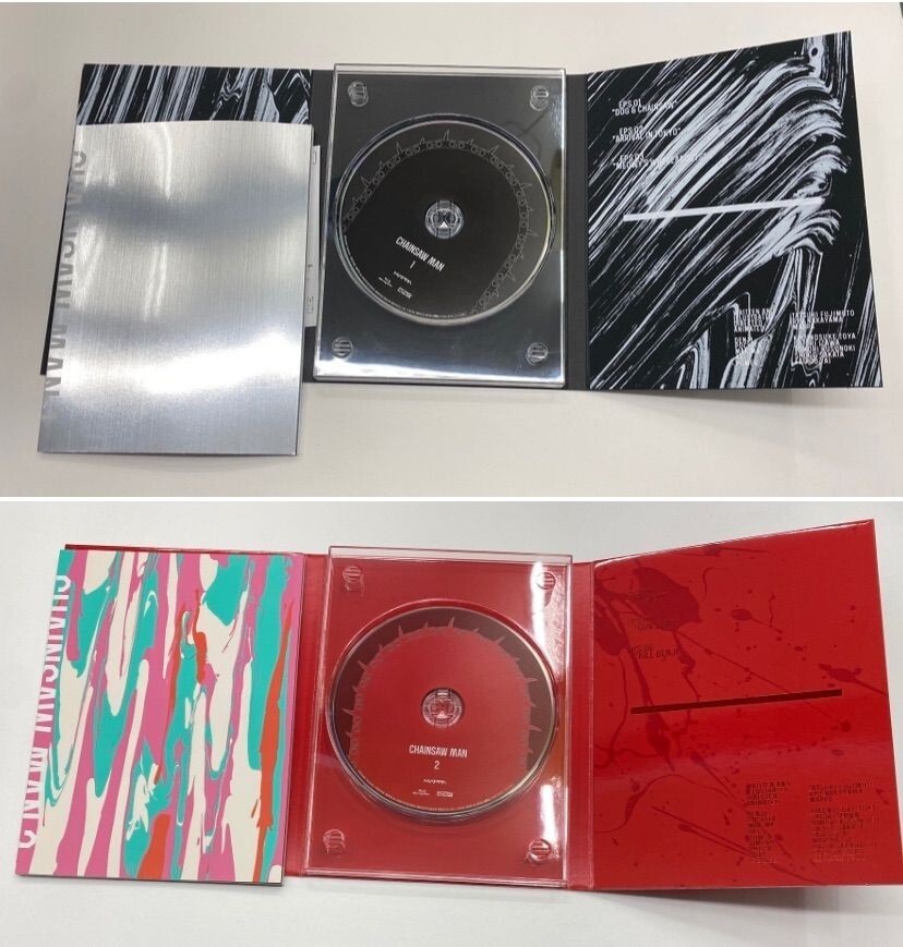 Chainsaw man Blu-ray First Limited Edition Booklet Case Set of 4