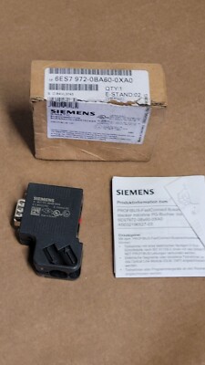 New Siemens 6ES7 972-0BA60-0XA0 Simatic Profibus Connector J5-RW