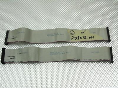 Lot of 2 - HP IDE Floppy Drive Cable Single Device 12'' (34 Pin) - 238078-001