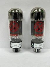JJ Electronic 6L6GC Premium Matched Pair of Russian Vacuum Tubes Used & Tested