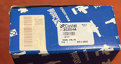 Umschaltventil Castel 3032/44, Anschluss ½'' NPT x 1/2'' NPT