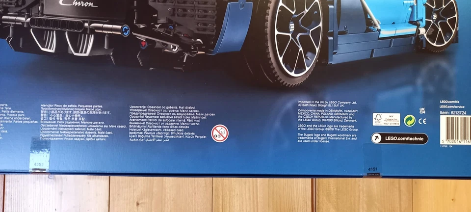 Lego Technic 42083 - Bugatti Chiron NEUF scellé - Photo 3/4