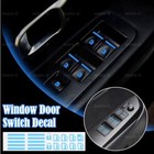 Car Sticker Door Window Switch Decal Sticker Luminous Night Safety Accessories