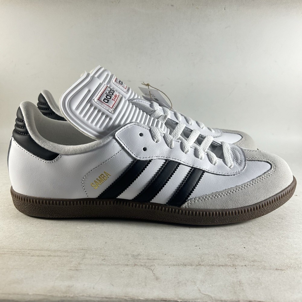 Adidas Samba Classic Men’s Leather Soccer Shoes White Size 12 772109