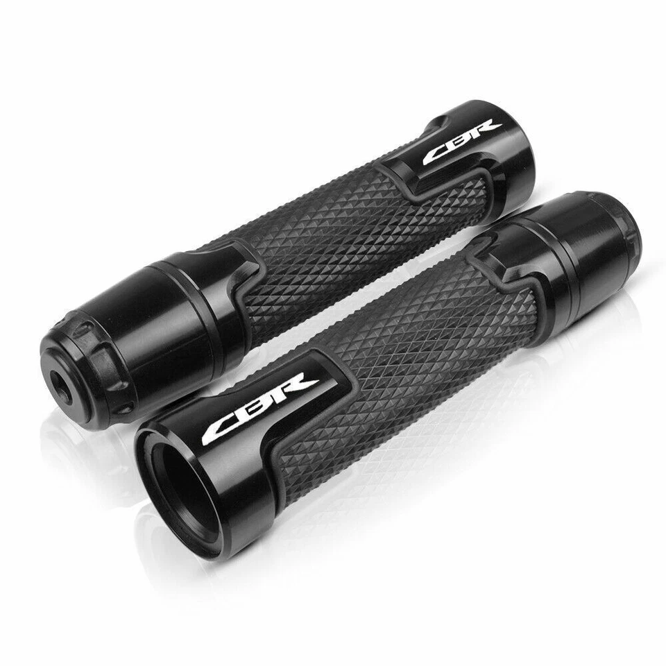 7/8" Hand Grips Handle Bar Rubber Gel For Honda CBR CBR500R 600RR 650R 1000RR Foto 4 de 4