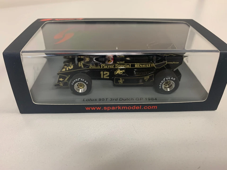 Spark F1 Lotus 95T n°12 N. Mansell GP Pays Bas 1984 1/43 S7291 0622 - Photo 4/4