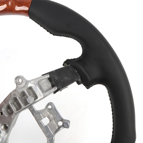 for Toyota Tacoma 2005-2011 Peach Wood Grain Leather Steering Wheel Replacement - Bild 11 von 12