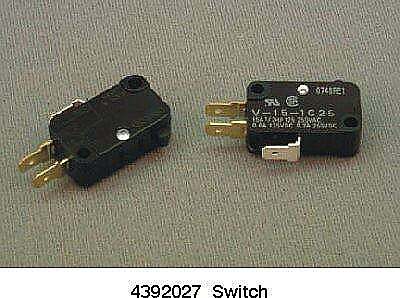 Whirlpool 4392027 Microwave Door Primary Interlock Switch Genuine OEM part