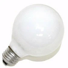 SYLVANIA 14287 White Globe Bulb 40 Watt G25