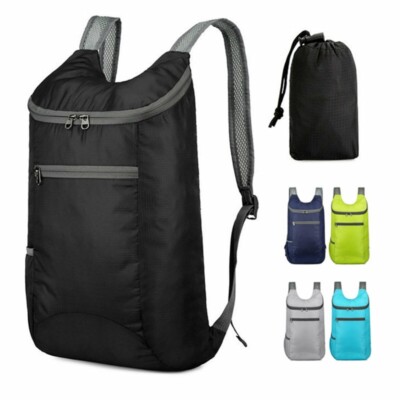 Ultralight Outdoor Waterproof Foldable Travel Backpack Sports Bag for Men Women