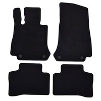 Velour FußMatten Automatten FüR Mercedes GLC C253/X156 2015-2022 4-Tlg Schwarz