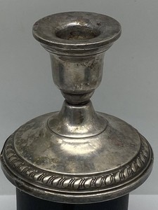 Sterling Silver Columbia Weighted Silver Candle Holder 290.g