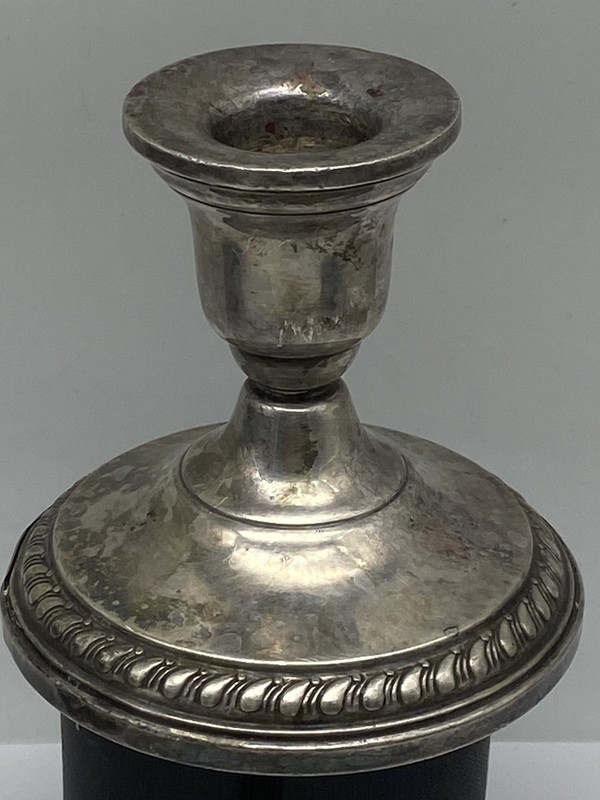 Sterling Silver Columbia Weighted Silver Candle Holder 290.g