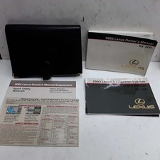 2003 Lexus RX300 RX 300 Owners Manual