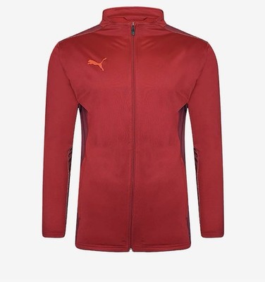 UK L PUMA Junior Jungen Cup Trainingsjacke Chilli Pepper/Cordovan/Red Blast Kinder