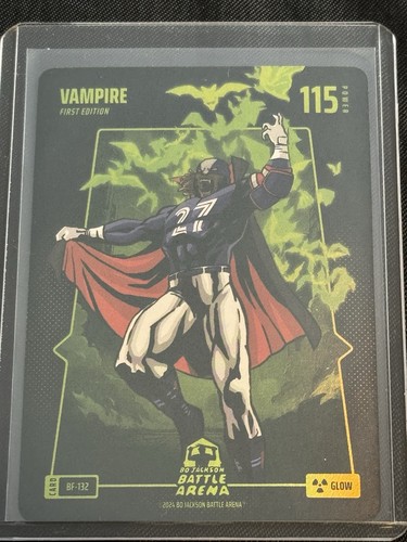 2025 Bo Jackson Battle Arena Update BATTLE FOIL GLOW # BF-132 Vampire 115