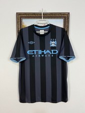 Manchester City Third football shirt 2012 Soccer 4 Company Umbro Jersey Size M