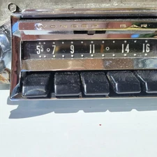1957 Chevy Nomad AM Wonder Bar Radio, Untested and a Vintage 57 Chevy Radio