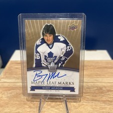2017 Toronto Maple Leafs Centennial Auto Barry Melrose 