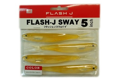 Fish Arrow Flash-J Sway 5inch 4piece #F46 CHAMPAGNE BAIT/SILVER