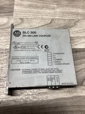 Allen Bradley SLC 500 DH-485 LINK COUPLER 1747-AIC “Broken mounting tab” #134N27