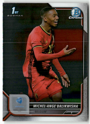 2022 Topps Bowman Chrome Under21 No. 76 Michel-Ange Balikwisha