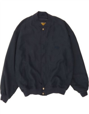NAVIGARE Herren Bomberjacke UK 40 Large Navy Blau CE10