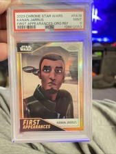 2023 Topps Chrome Star Wars First Appearances Orange Kanan Jarrus 2/25 FA-18