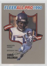 1990 Fleer All-Pro Chris Doleman #11 HOF 0b5
