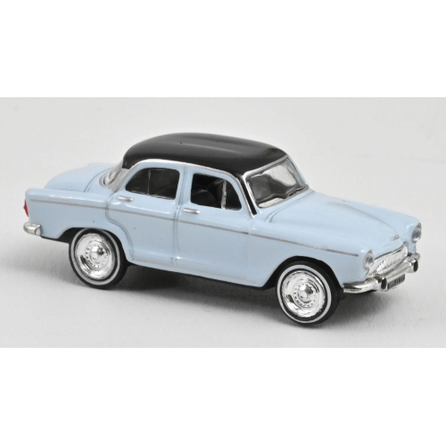 Simca Aronde 1962 Princess Grey And Black Roof 1:87 Norev Auto Stradali -D- Neue-image