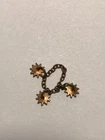 Vintage Barbie #963 RESORT SET HTF Gold Tone CHARM BRACELET  (1959-62)