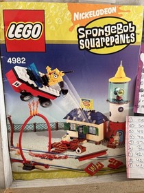 Lego Spongebob Squarepants #4982 Mrs Puff&acute;s Boating School, Incomplete -See List