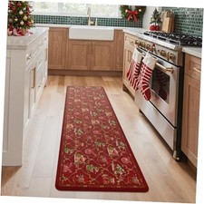 Christmas Decorations - Kitchen Mats for Floor, Christmas Kitchen Rugs,