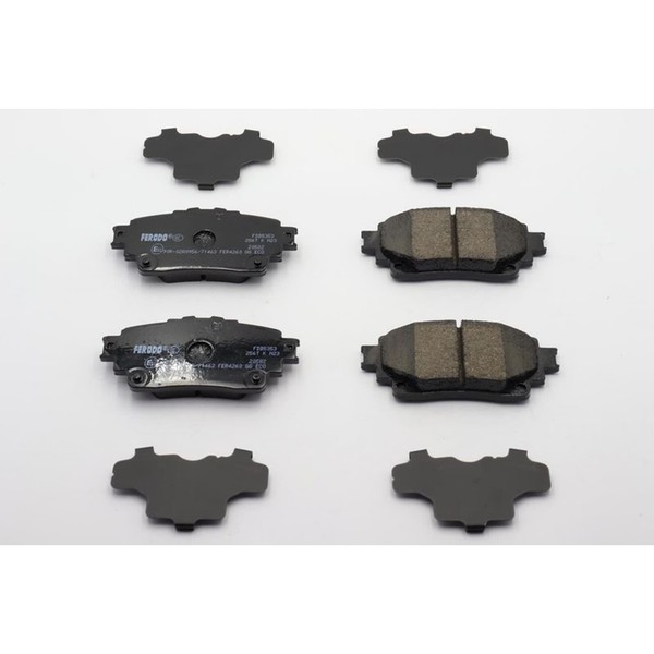 Ferodo ECO-FRICTION BremsbelÄGe Hinten Passend FüR Lexus NX RZ UX Toyota BZ4X RA-image