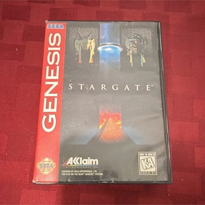 Stargate (Sega Genesis, Acclaim) Original Case, Action & Adventure
