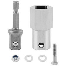 Upgraded Stainless Steel Trailer Jack Drill Adapter with Top Wind Crank Handle a