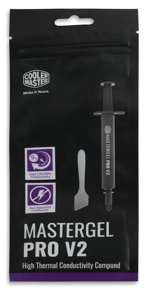 Cooler Master MasterGel Pro V2 High Thermal Conductivity Compound for CPU 9 W/m