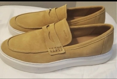 Geox Respira Men's Designer Suede Loafers Size 11 NWOB
