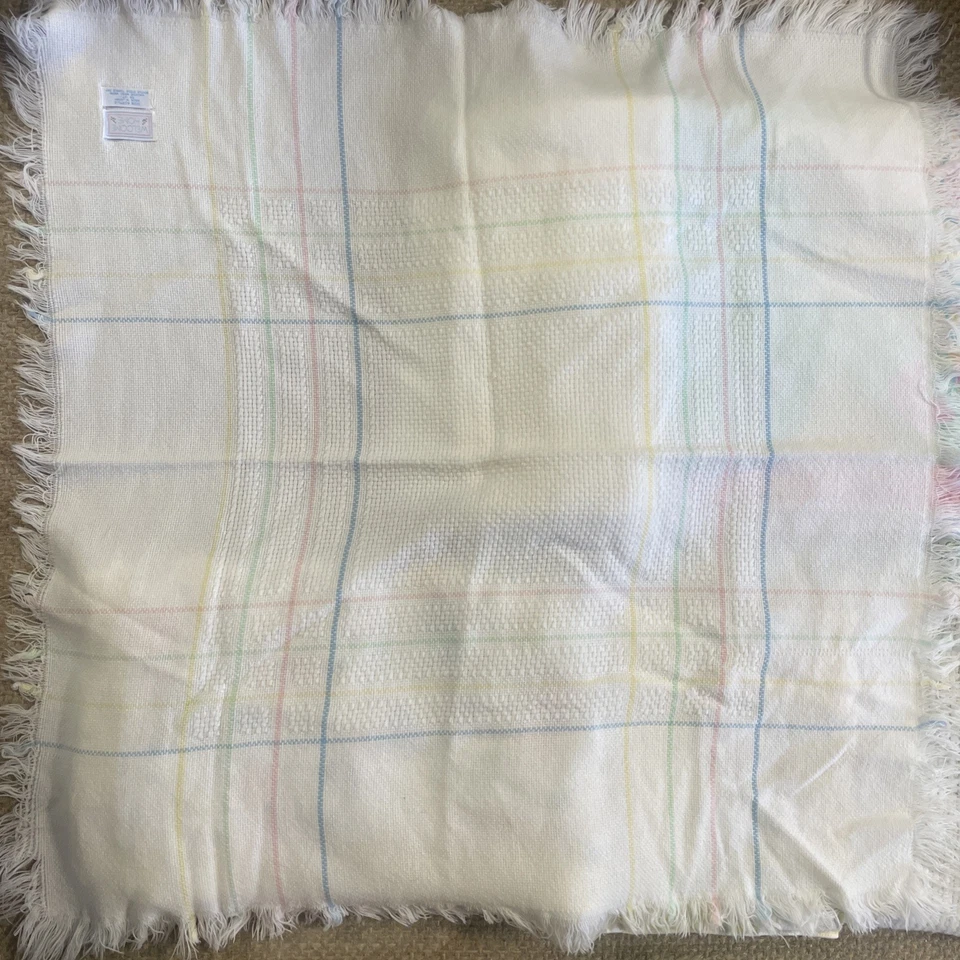 Lote De Colección Manta Cuna Bebé Acolchada Franela Años 80’s Animales Satinado Surtido Acrílico 7 Foto 3 de 4