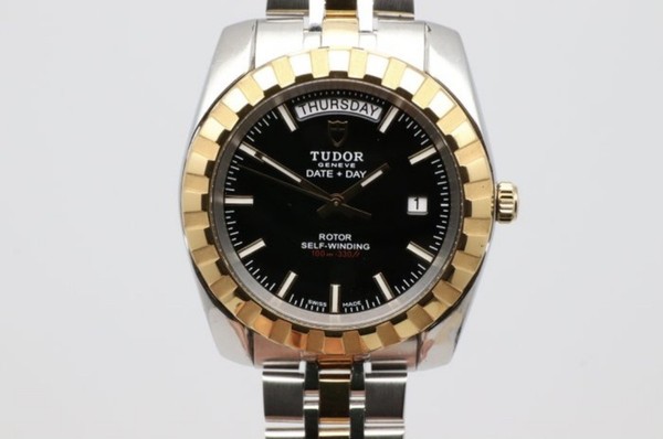 Tudor Date + Day Bicolor 18kt Gold | Excellent Performance