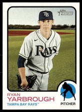 2022 Topps Heritage Ryan Yarbrough Tampa Bay Rays #23