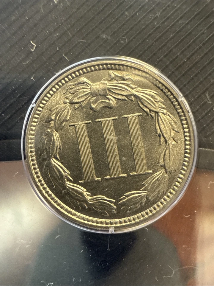 1881 Three Cent Nickel PCGS PR65 Proof CAC Old Green Holder OGH 3 - Image 4 of 4