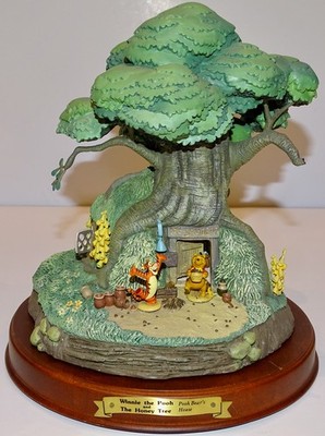 WDCC Pooh Bear's House + POOH & TIGGER Miniaturen! Disney Enchanted Places    